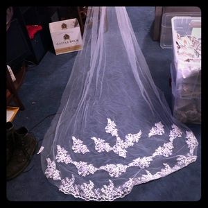 Cathedral veil and skirt